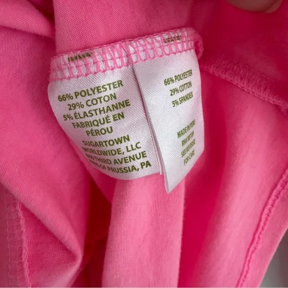 LILLY PULITZER Women’s Greer Long Sleeve Twist Top in Pink Style 8585 - Picture 10 of 10